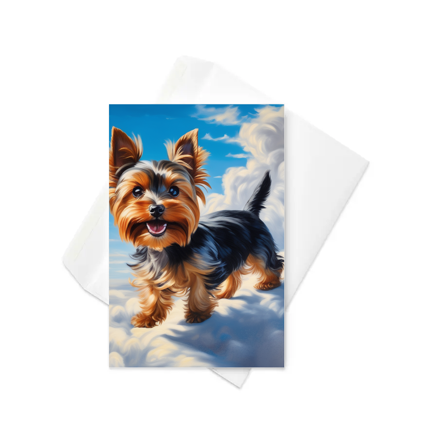 PugMug Custom Yorkshire Terrier Greeting Card
