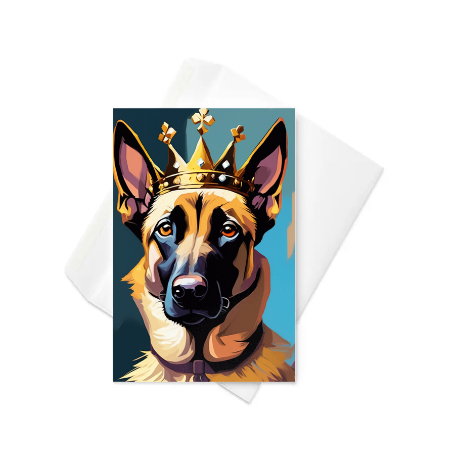 PugMug Custom Belgian Malinois Greeting Card
