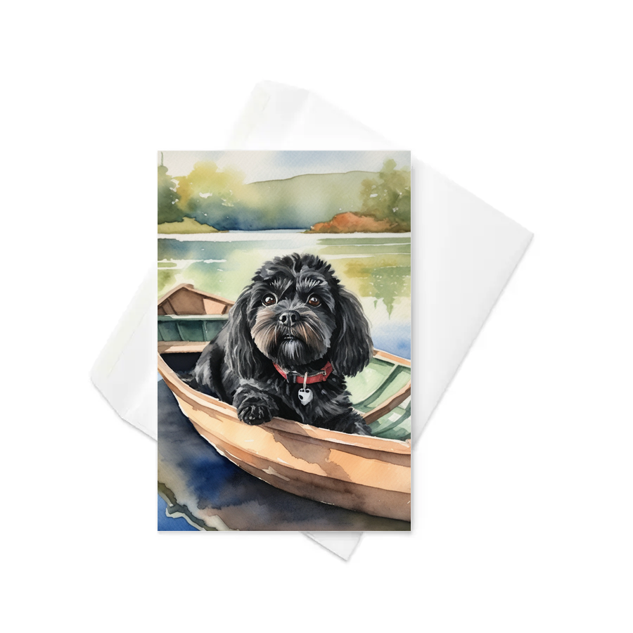 PugMug Custom Lily Greeting Card