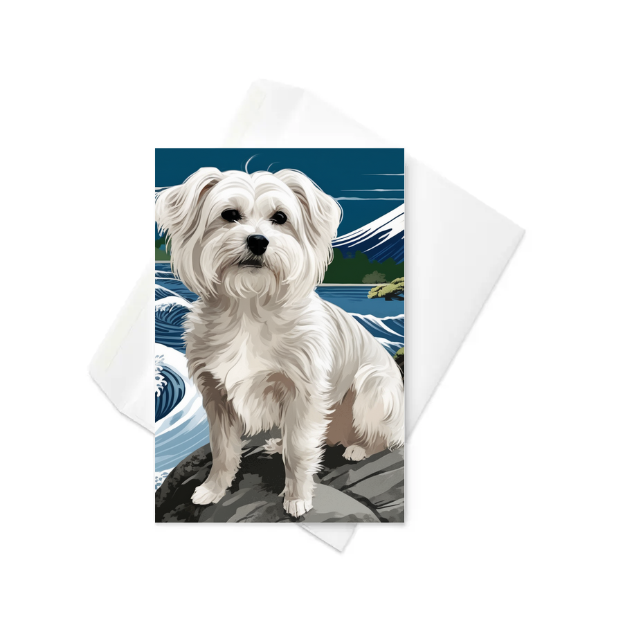 PugMug Custom Leo Greeting Card