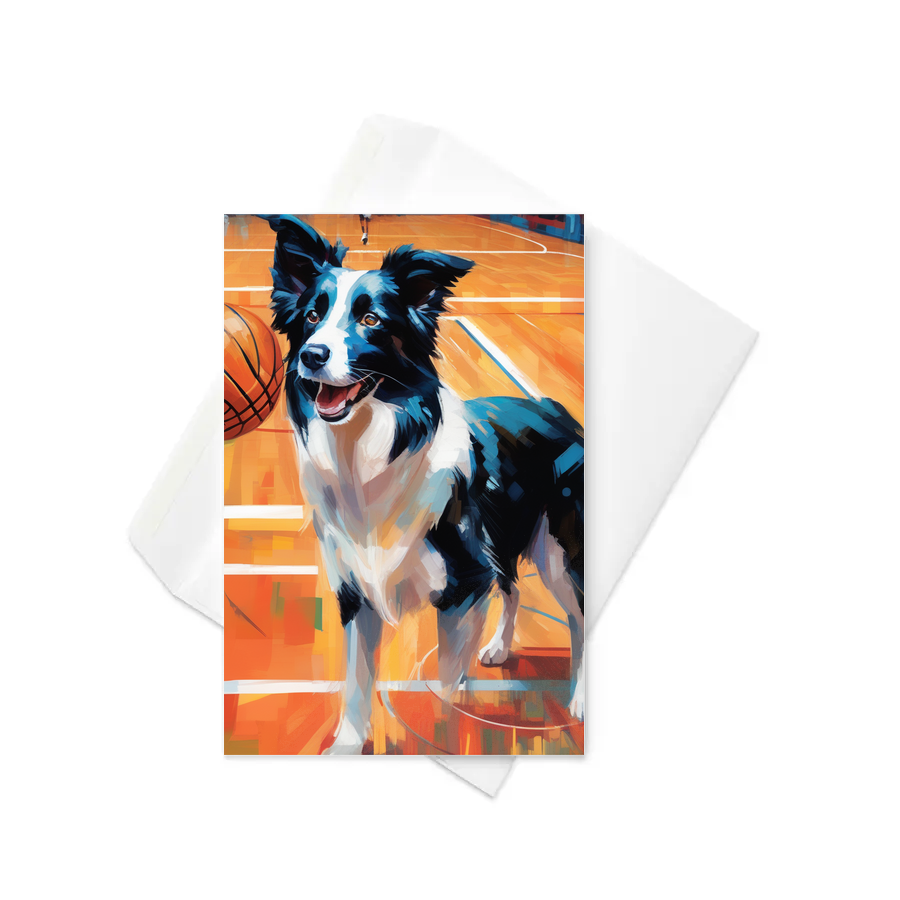 PugMug Custom Border Collie Greeting Card