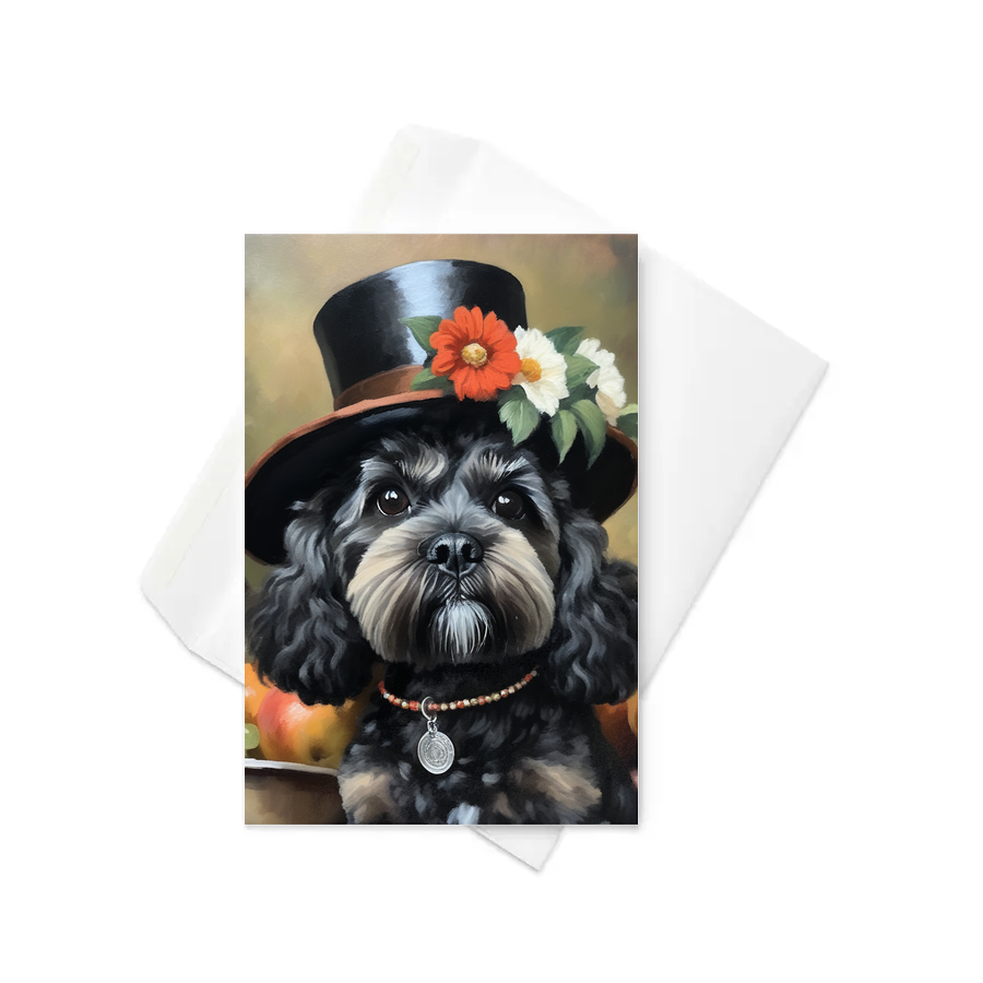 PugMug Custom Lily Greeting Card