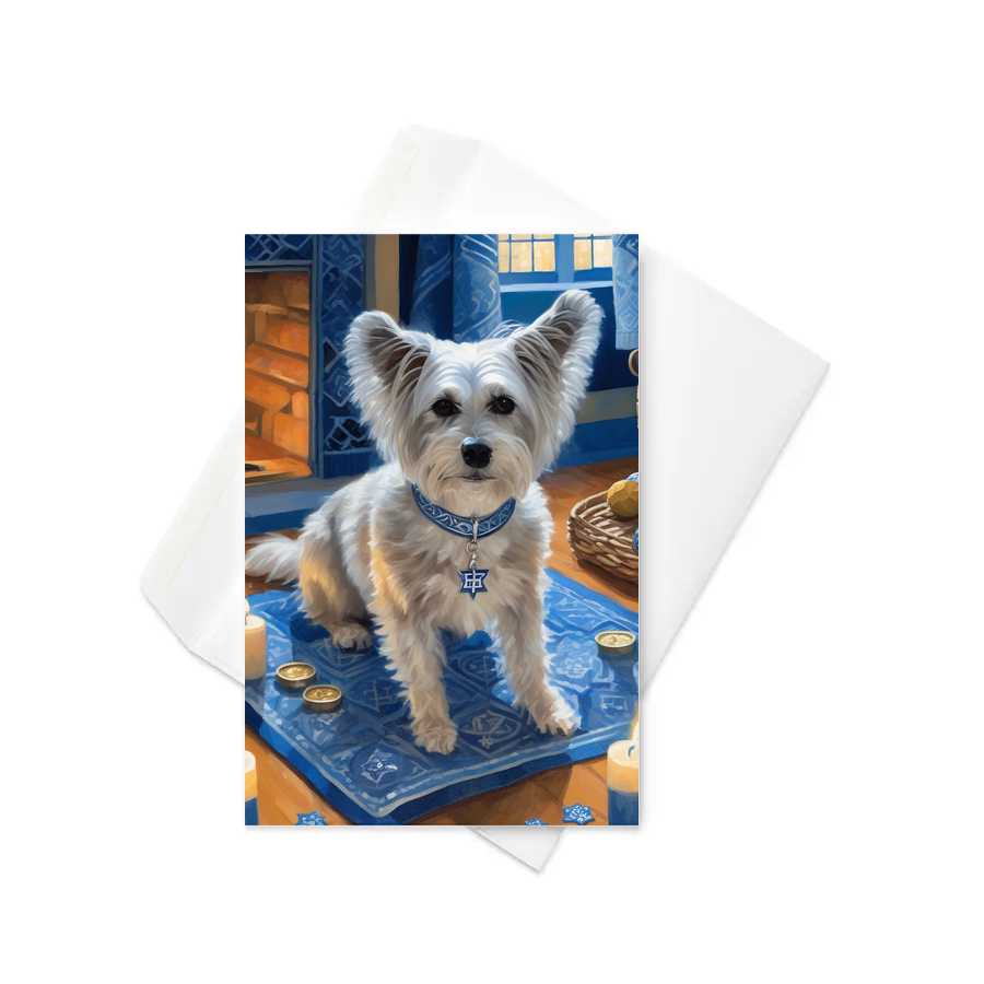 PugMug Custom Leo Greeting Card