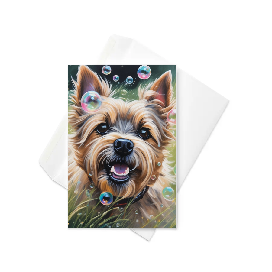 PugMug Custom Cairn Terrier Greeting Card