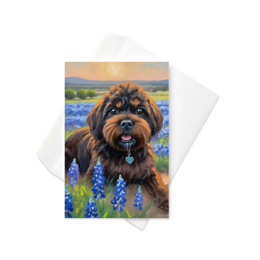 PugMug Custom Lily Greeting Card