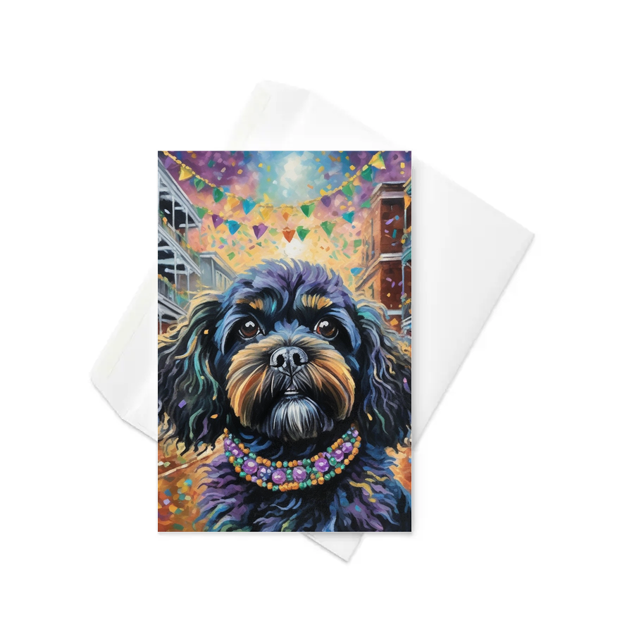 PugMug Custom Lily Greeting Card