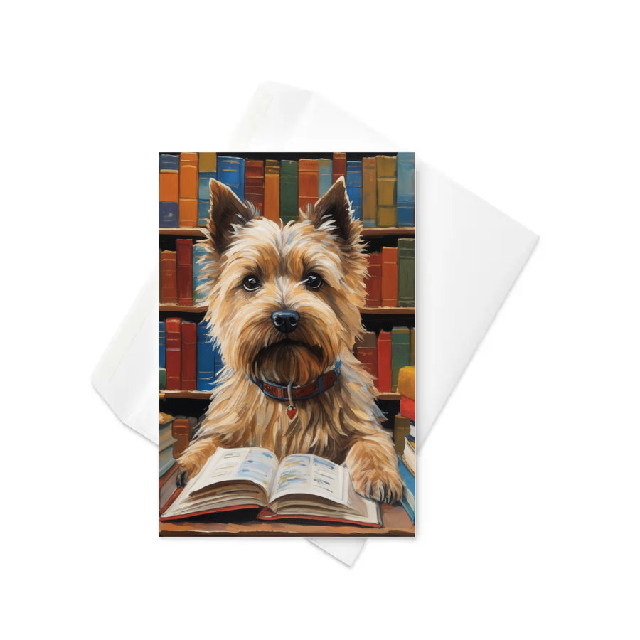 PugMug Custom Cairn Terrier Greeting Card