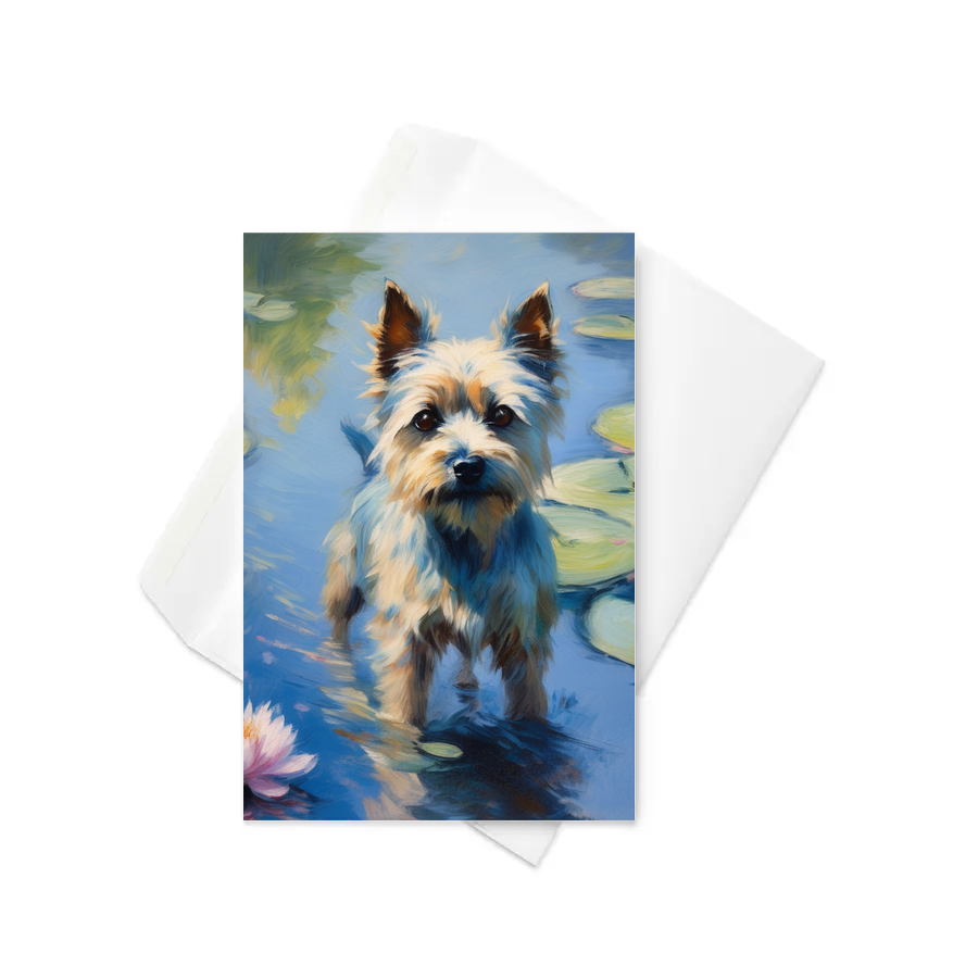 PugMug Custom Cairn Terrier Greeting Card