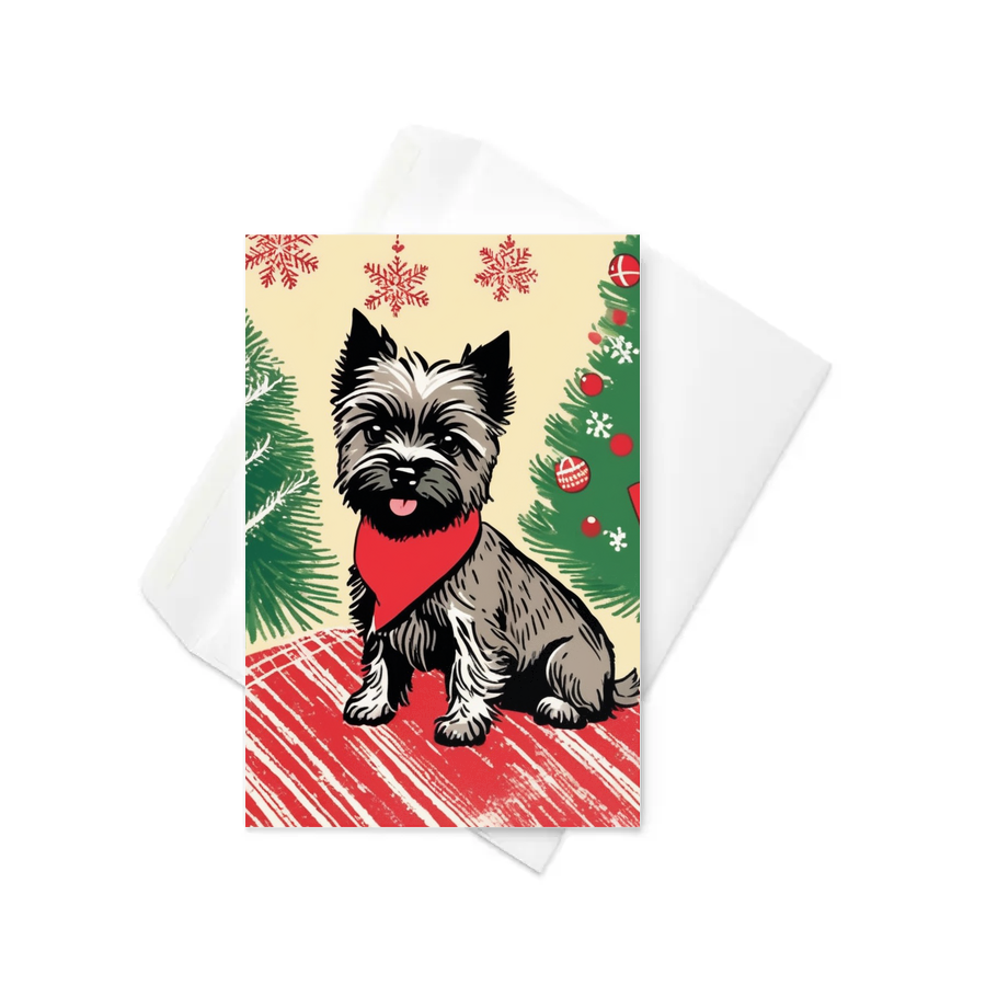PugMug Custom Cairn Terrier Greeting Card