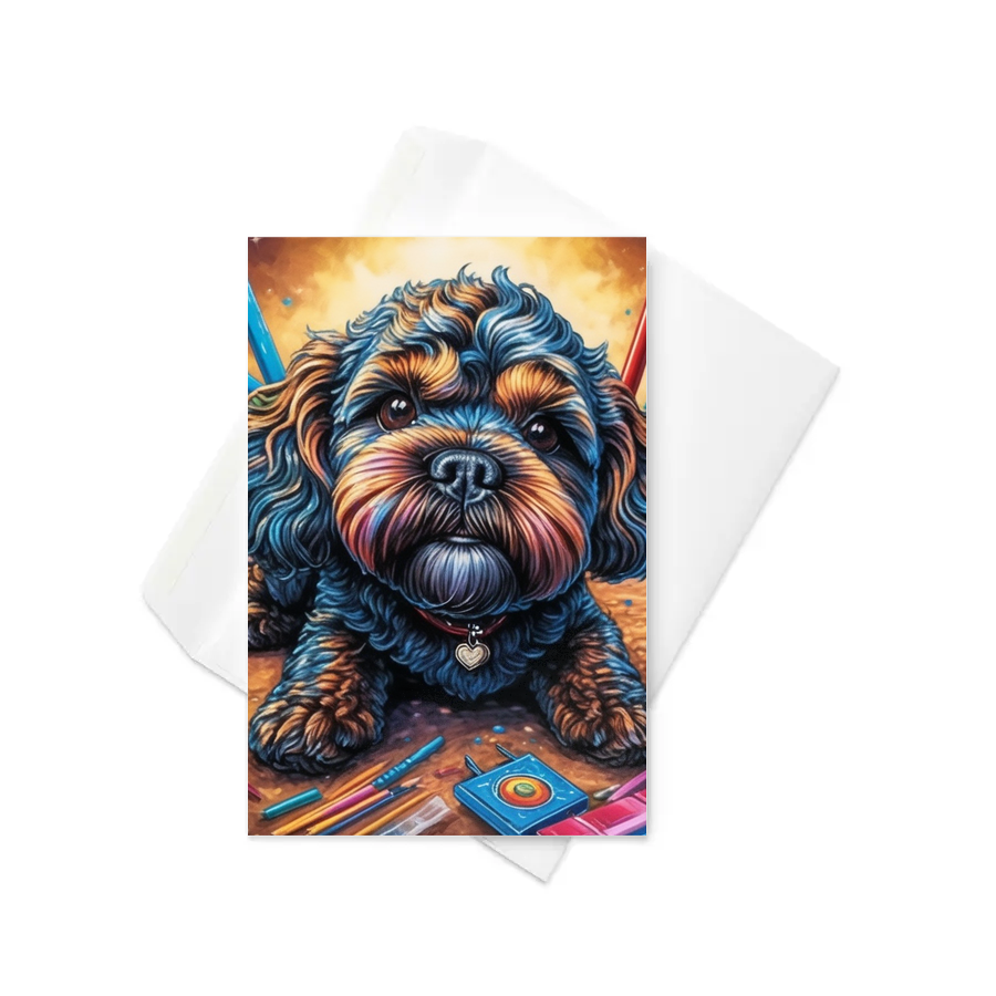 PugMug Custom Lily Greeting Card