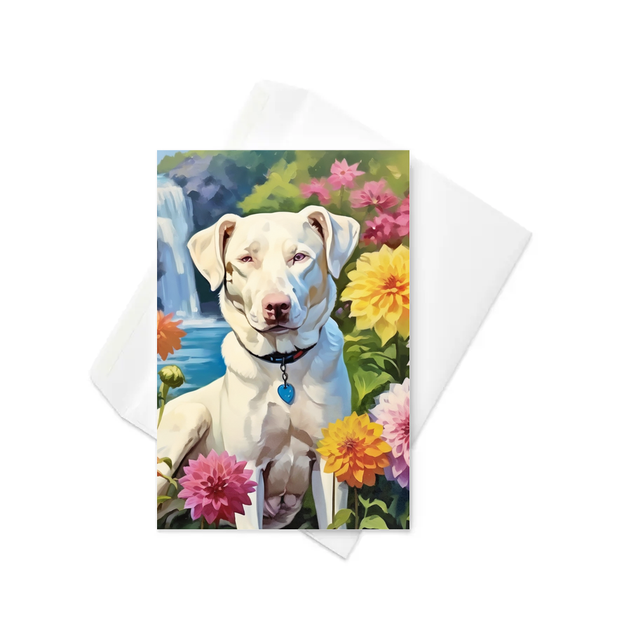 PugMug Custom Penny Greeting Card