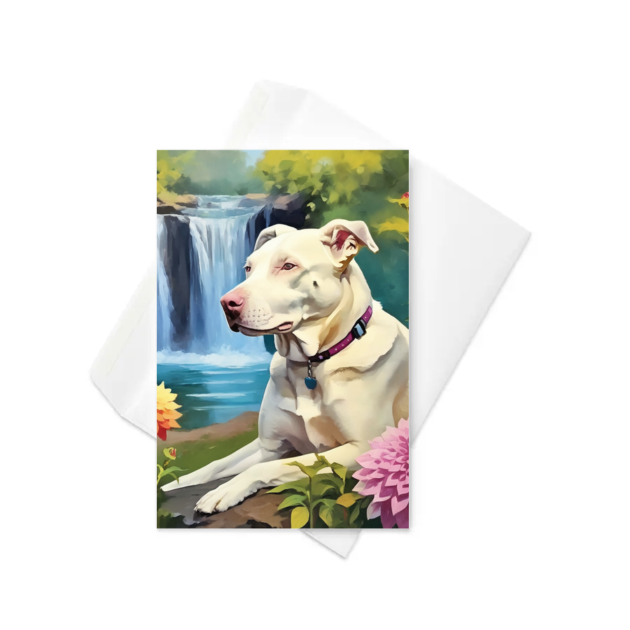 PugMug Custom Penny Greeting Card