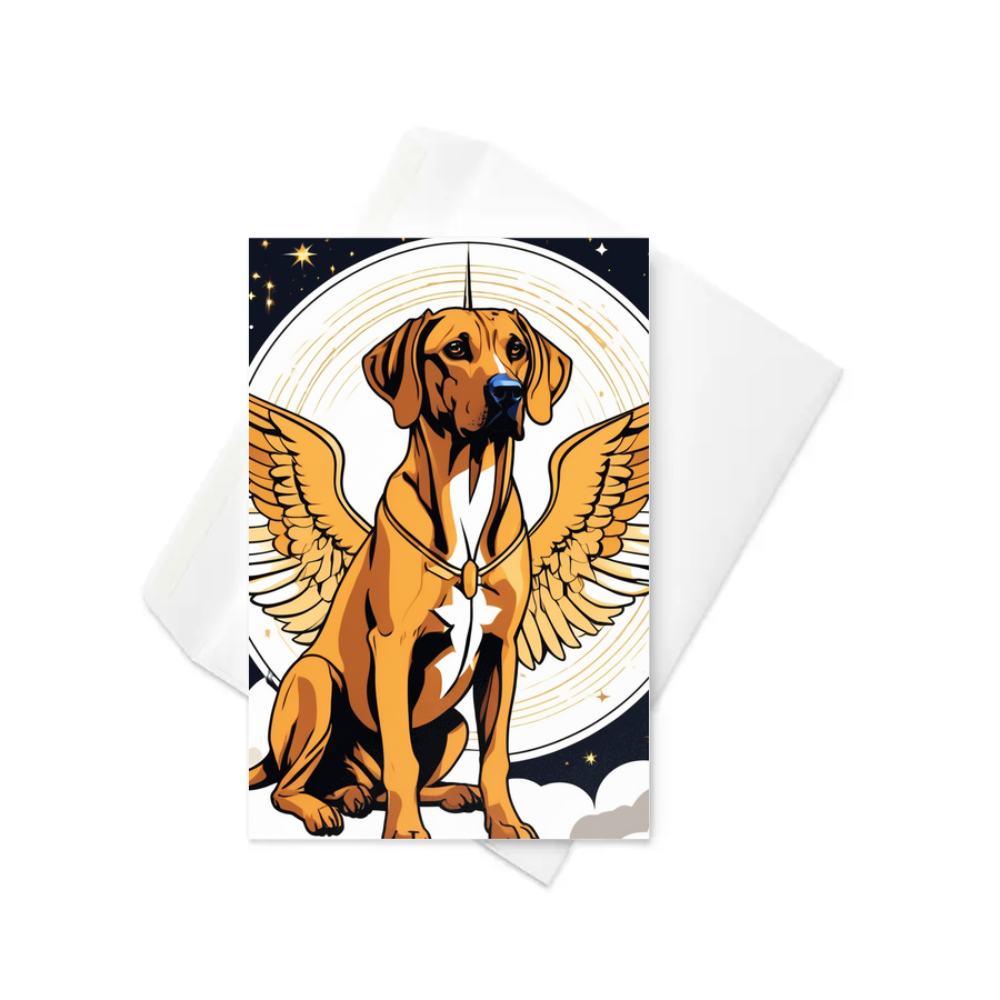 PugMug Custom Rhodesian Ridgeback Greeting Card