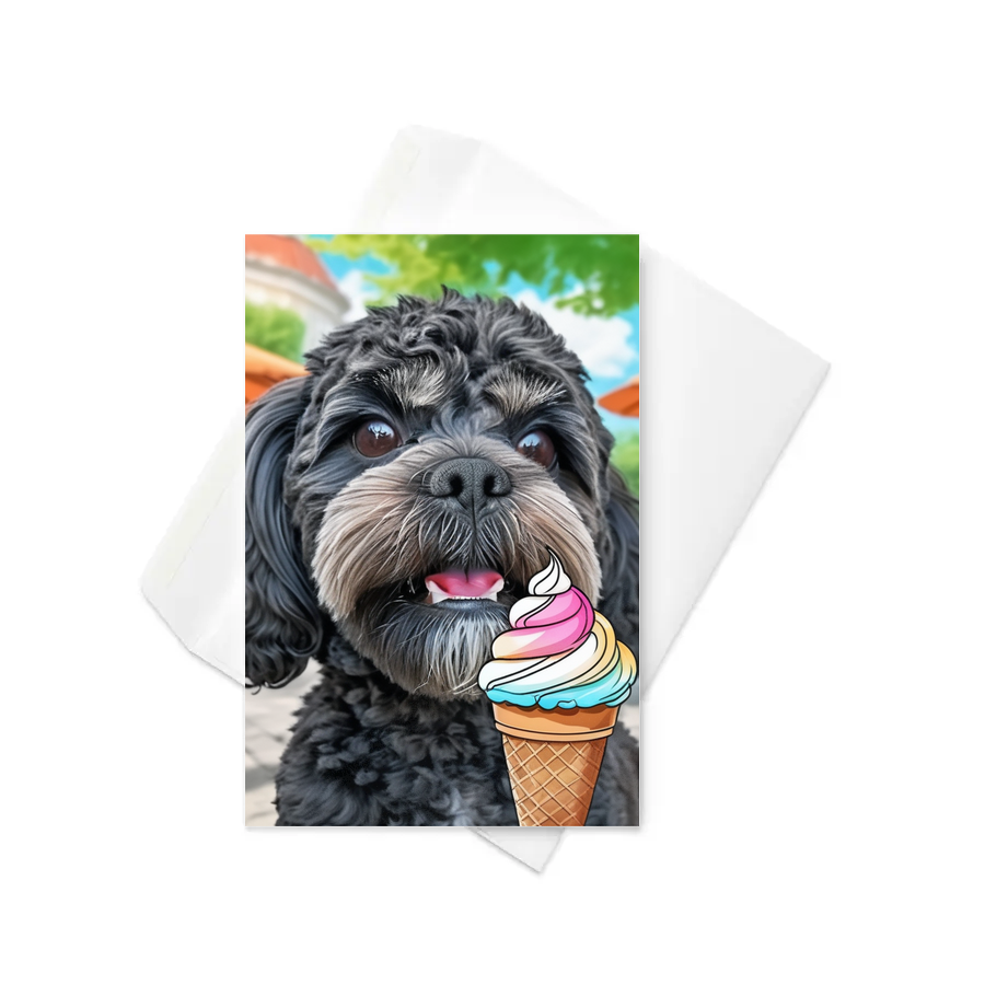 PugMug Custom Lily Greeting Card