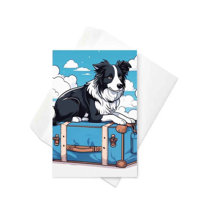 PugMug Custom Border Collie Greeting Card