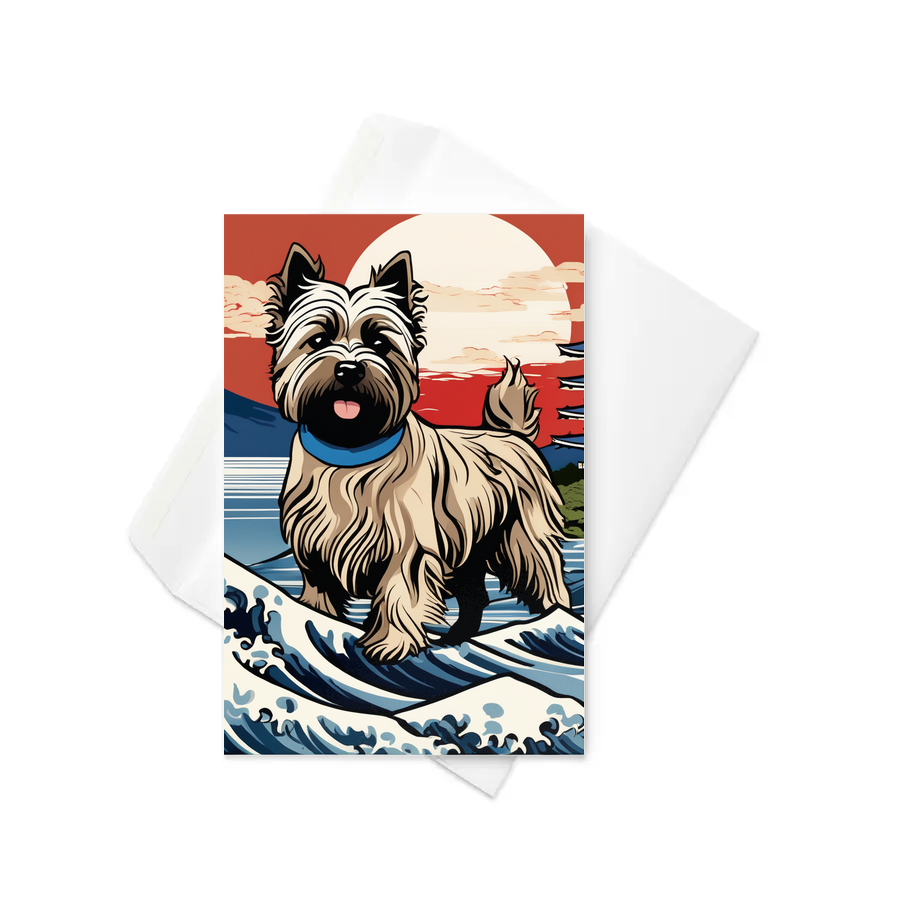PugMug Custom Cairn Terrier Greeting Card