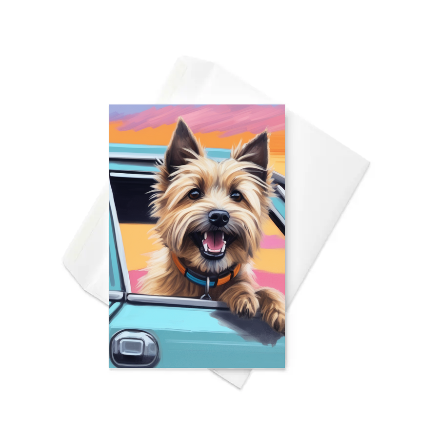 PugMug Custom Cairn Terrier Greeting Card