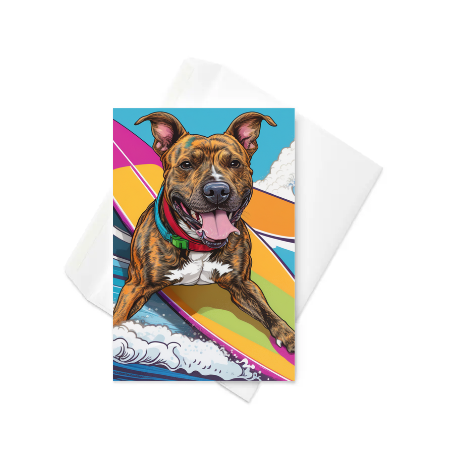 PugMug Custom Tony Hawk Greeting Card