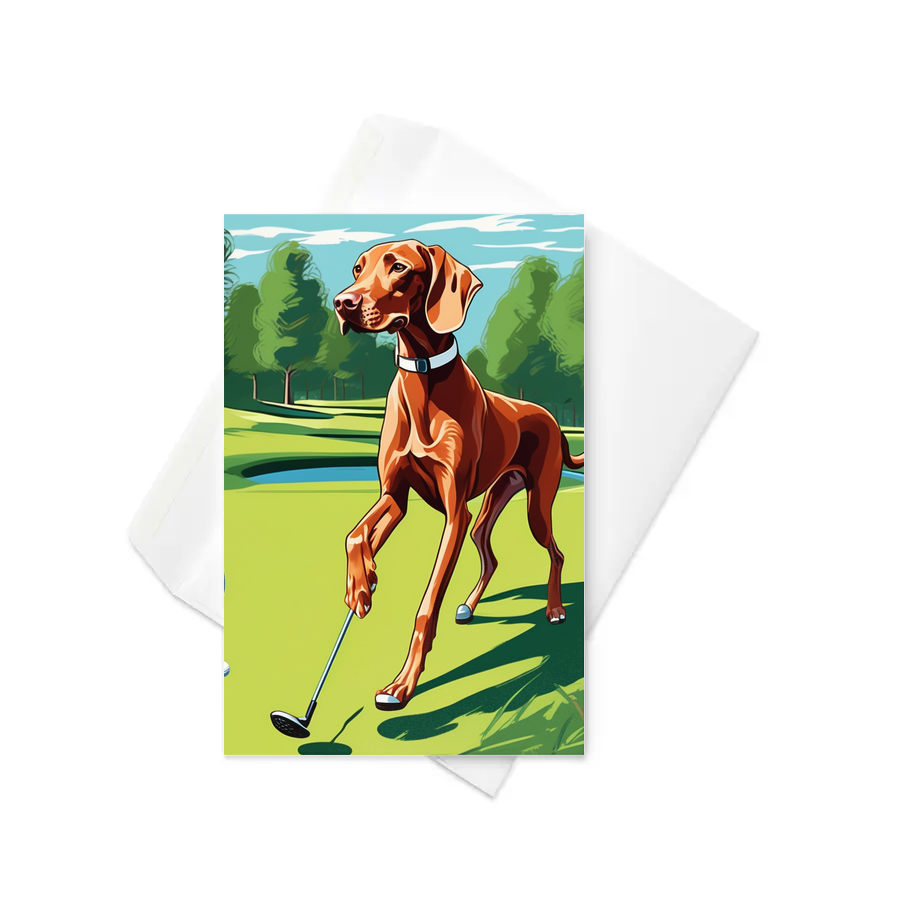 PugMug Custom Vizsla Greeting Card