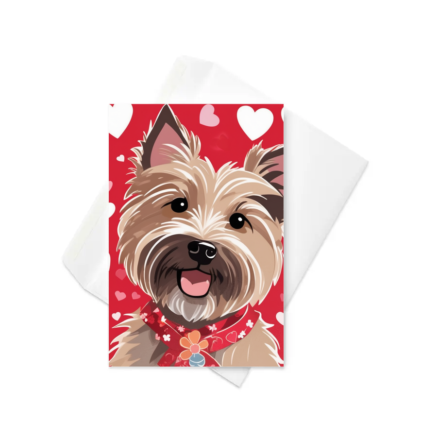PugMug Custom Cairn Terrier Greeting Card