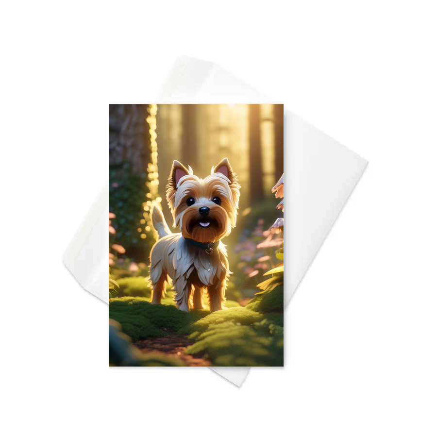 PugMug Custom Cairn Terrier Greeting Card