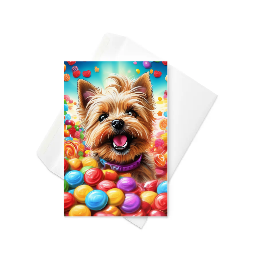 PugMug Custom Cairn Terrier Greeting Card