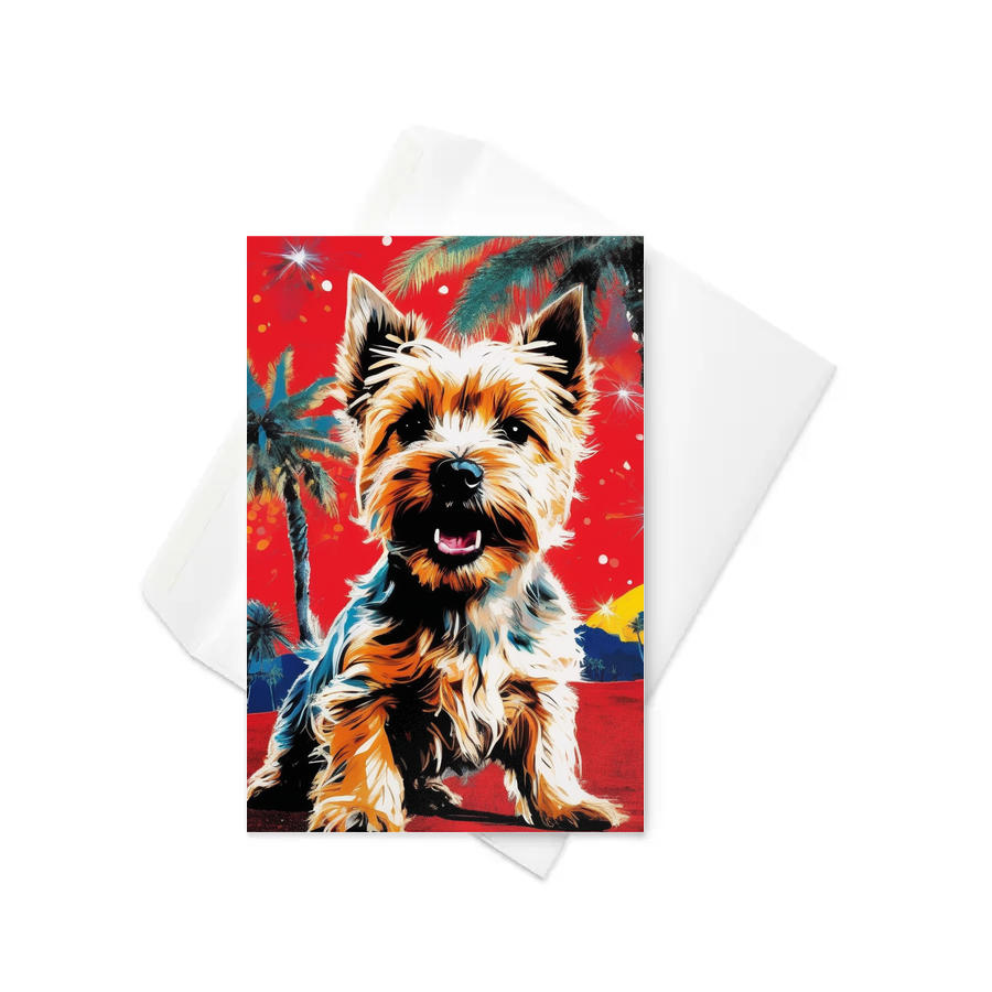 PugMug Custom Cairn Terrier Greeting Card