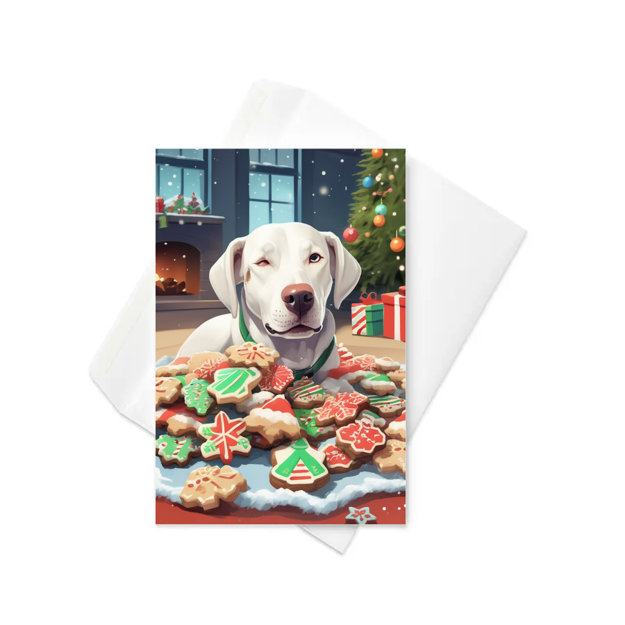 PugMug Custom Penny Greeting Card