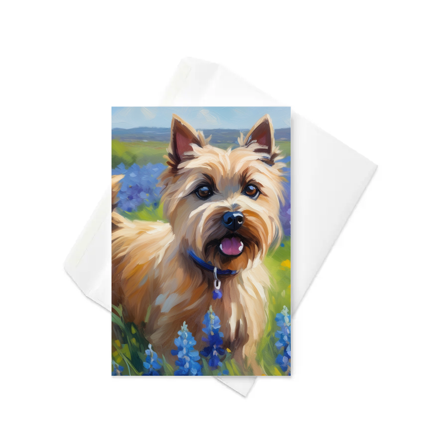 PugMug Custom Cairn Terrier Greeting Card
