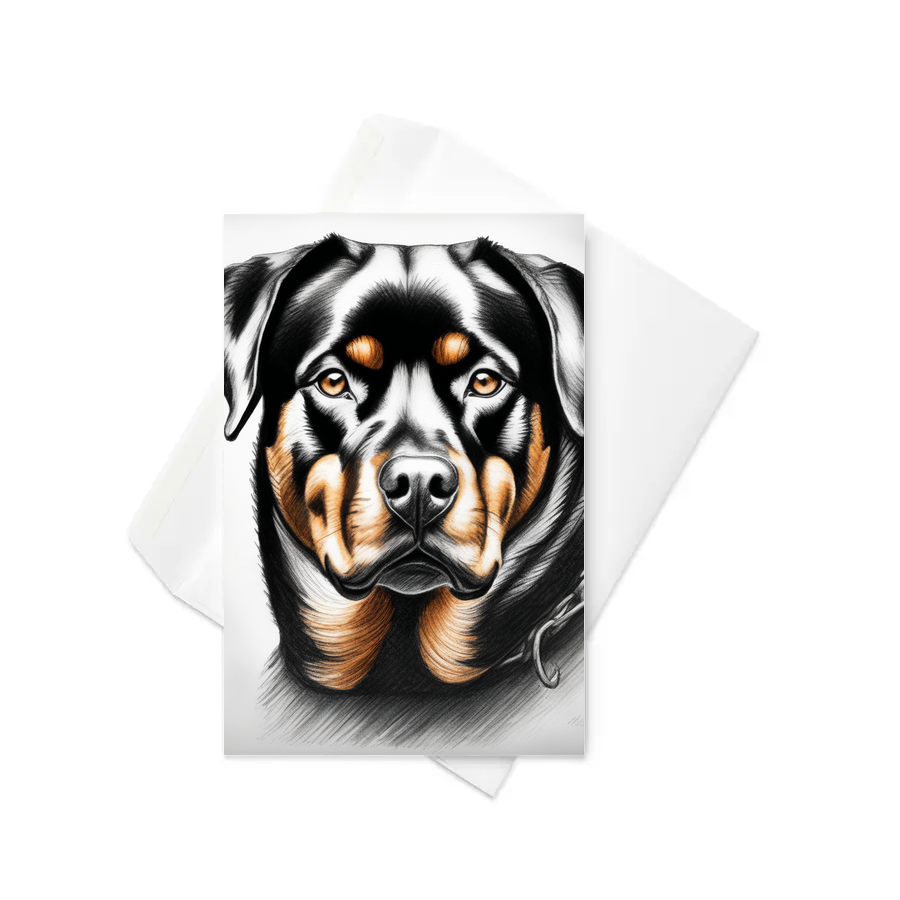 PugMug Custom Pet Greeting Card