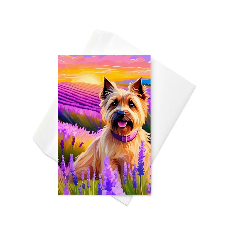 PugMug Custom Cairn Terrier Greeting Card