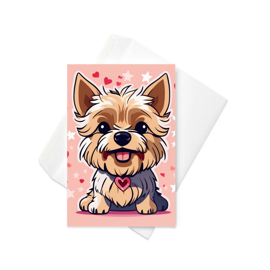 PugMug Custom Cairn Terrier Greeting Card