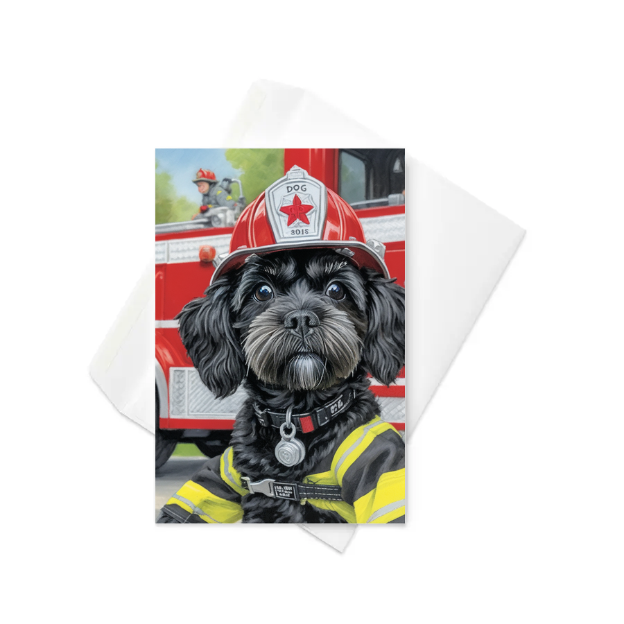 PugMug Custom Lily Greeting Card