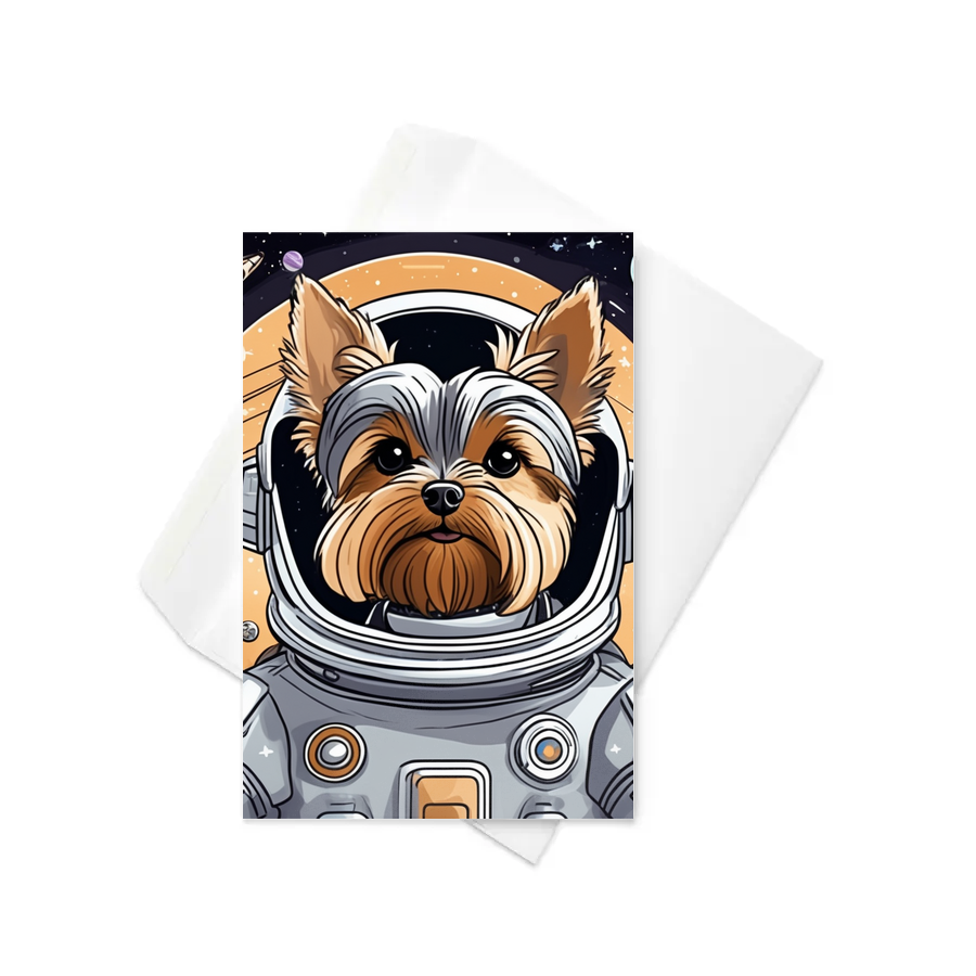 PugMug Custom Yorkshire Terrier Greeting Card