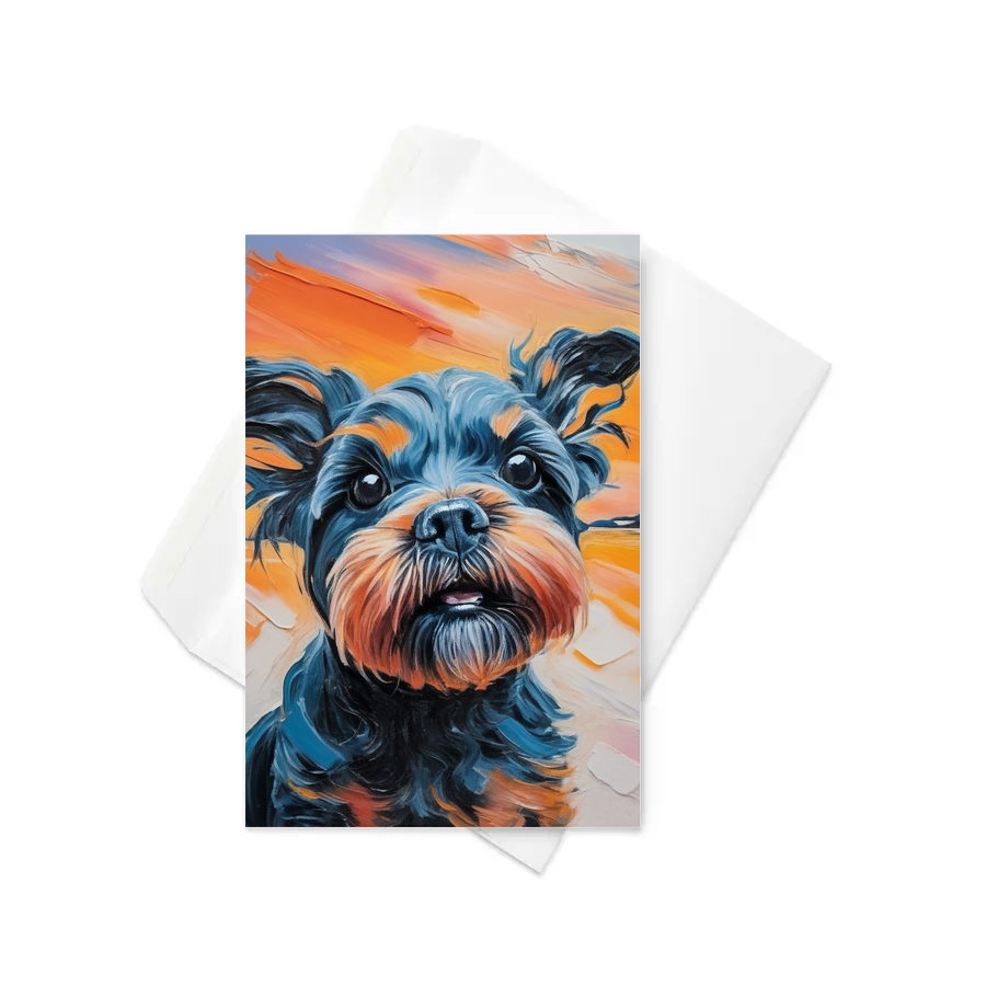 PugMug Custom Lily Greeting Card