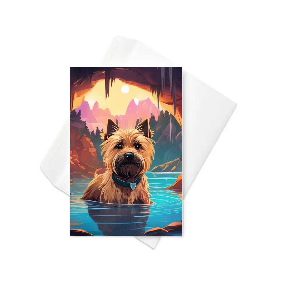 PugMug Custom Cairn Terrier Greeting Card