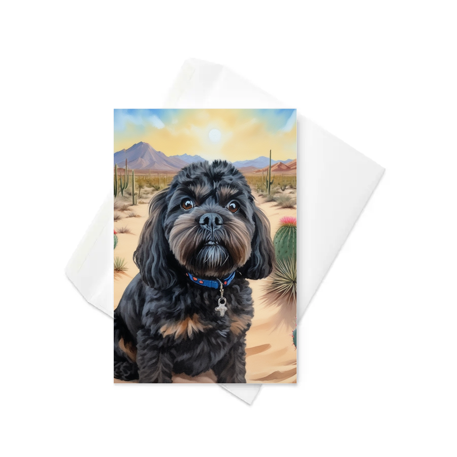 PugMug Custom Lily Greeting Card