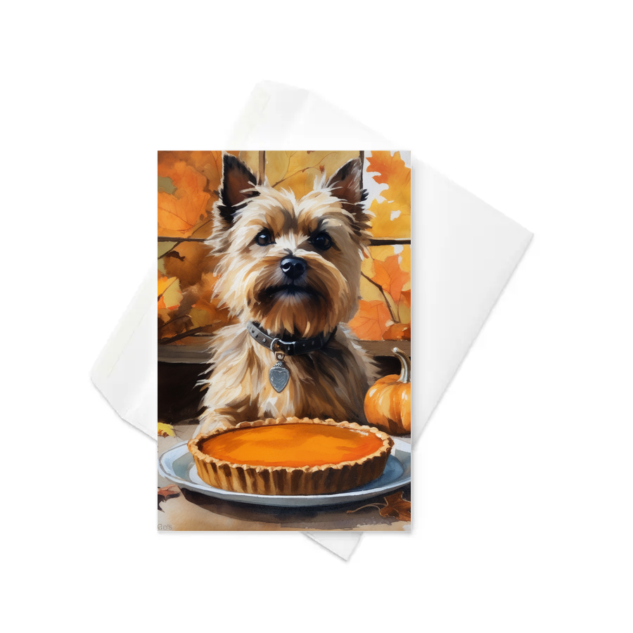 PugMug Custom Cairn Terrier Greeting Card