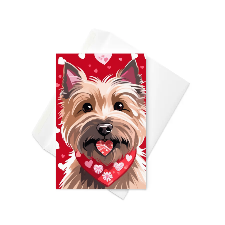PugMug Custom Cairn Terrier Greeting Card