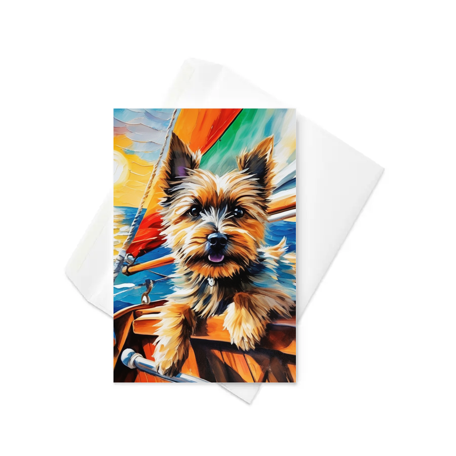 PugMug Custom Cairn Terrier Greeting Card