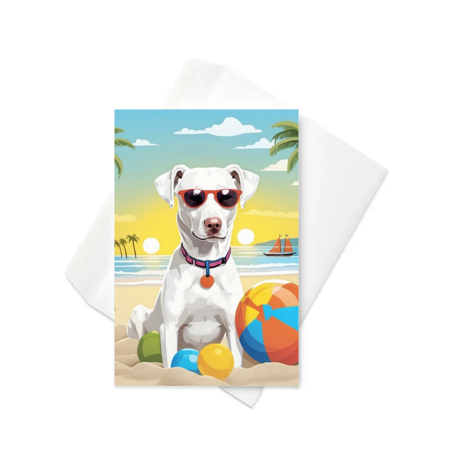 PugMug Custom Penny Greeting Card