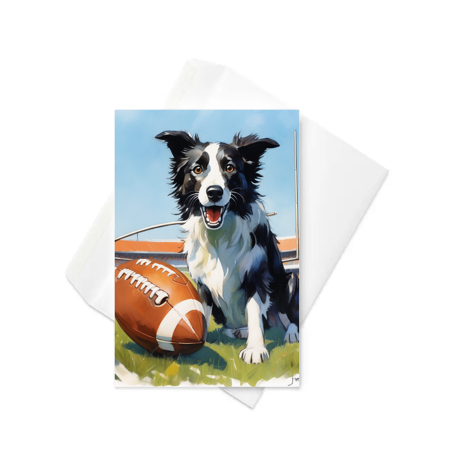 PugMug Custom Border Collie Greeting Card