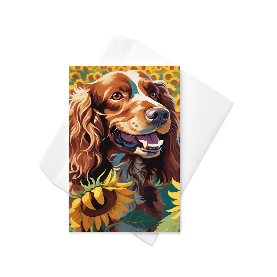 PugMug Custom Cocker Spaniel Greeting Card