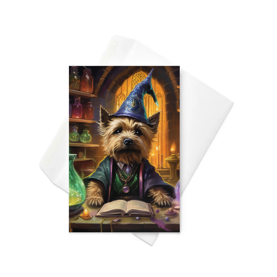PugMug Custom Cairn Terrier Greeting Card