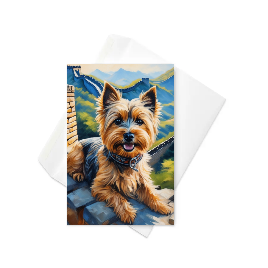 PugMug Custom Cairn Terrier Greeting Card