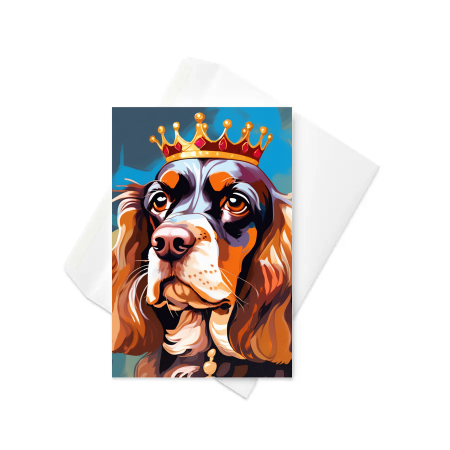 PugMug Custom English Cocker Spaniel Greeting Card