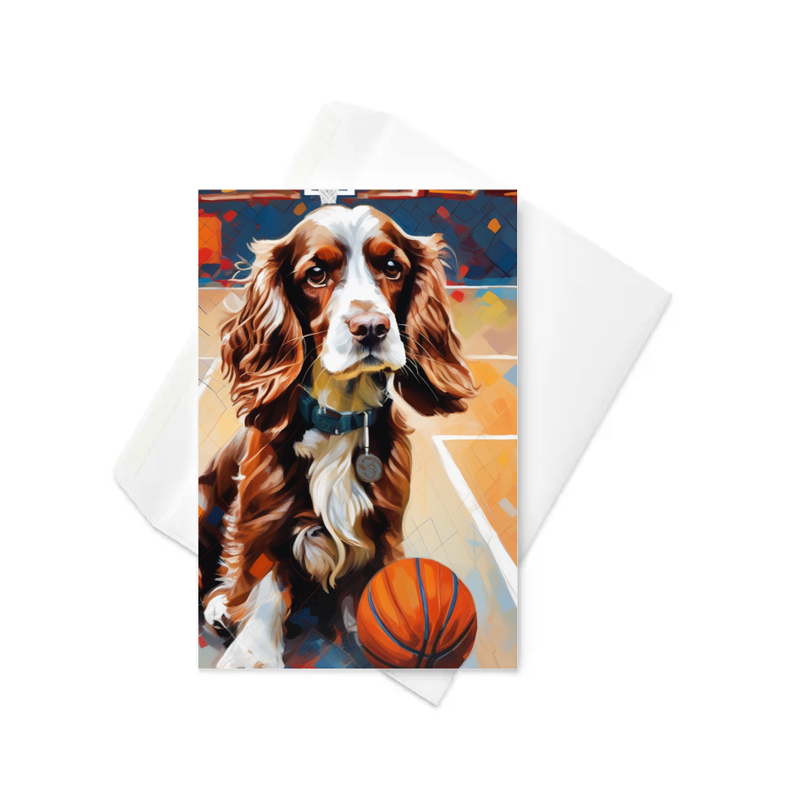 PugMug Custom Cocker Spaniel Greeting Card