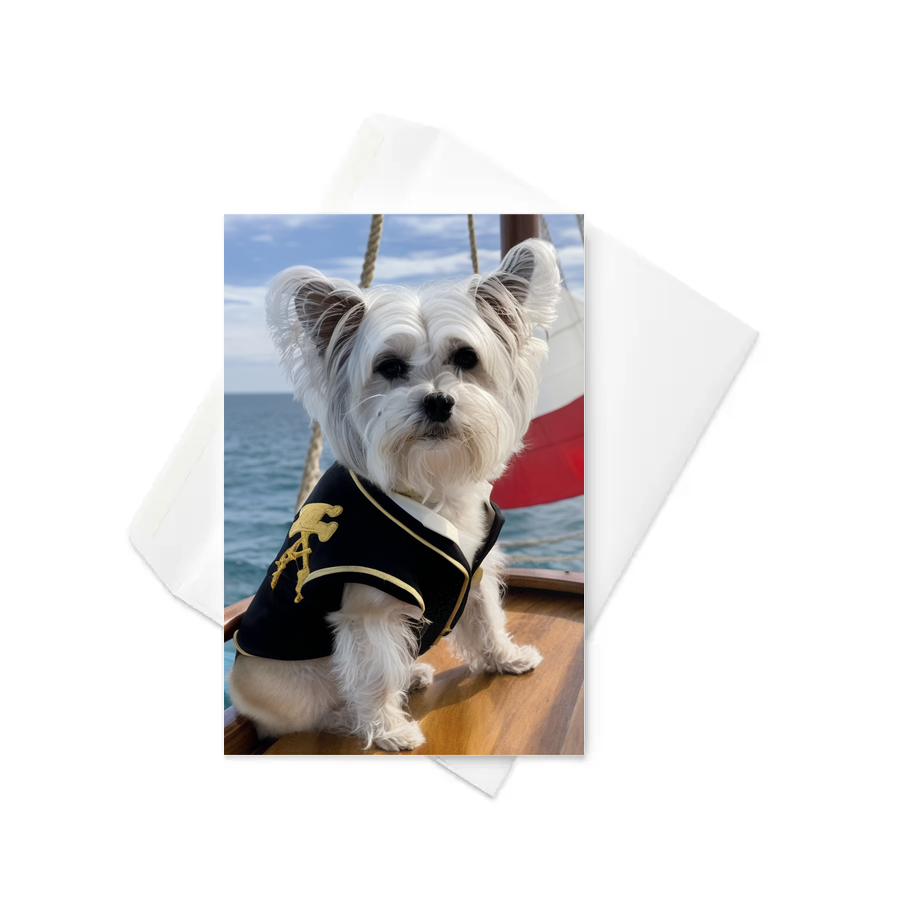 PugMug Custom Leo Greeting Card