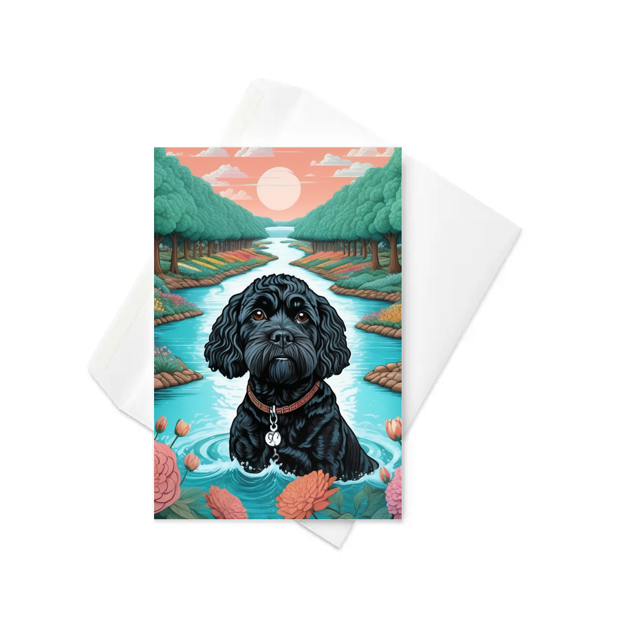 PugMug Custom Lily Greeting Card