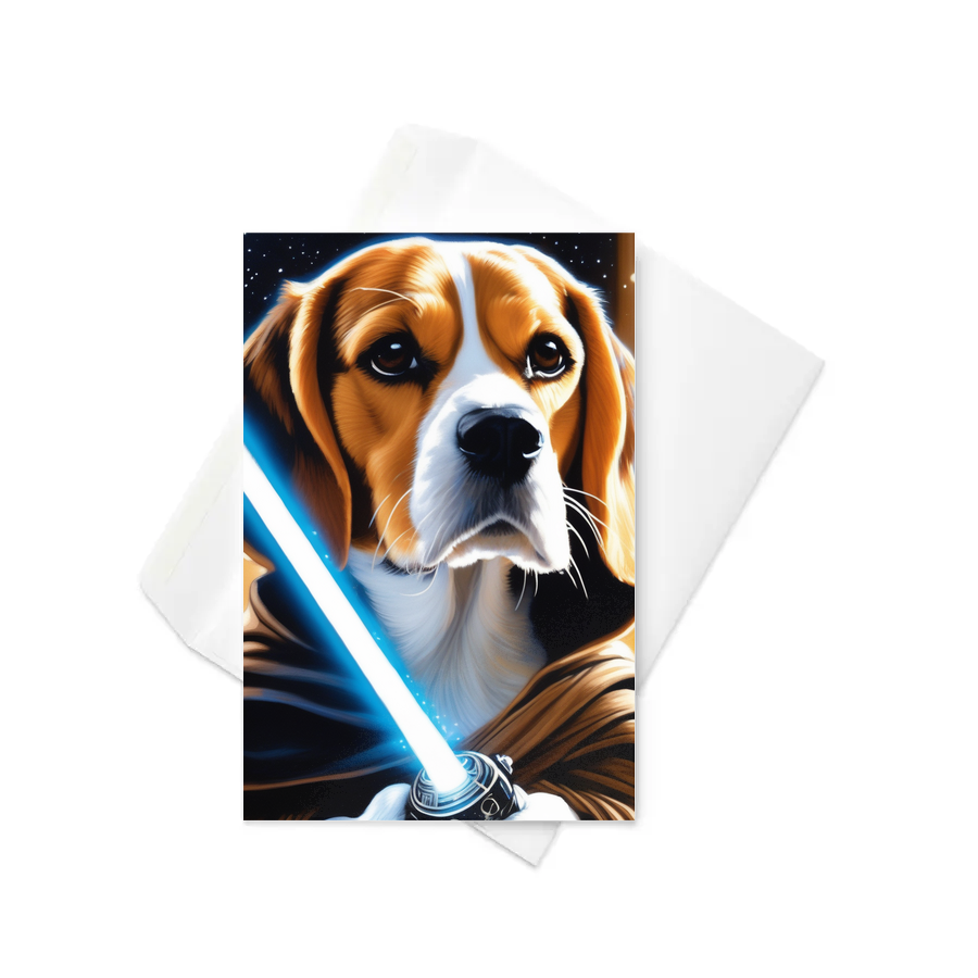 PugMug Custom Beagle Greeting Card